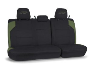 Toyota Tacoma Rear Bench Cover - PRP Seats - Black/Olive Green - `16-`23